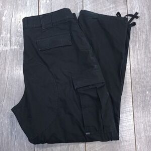 5.11 Tactical Cargo Relaxed Fit Pants Mens XL Black Ripstop TDU Trousers 74003
